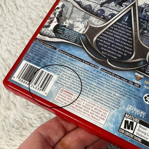 Assassin's Creed I & II PS3 Sony Playstation 3 [2007, 2009] CIB Rated M - Picture 4 of 4